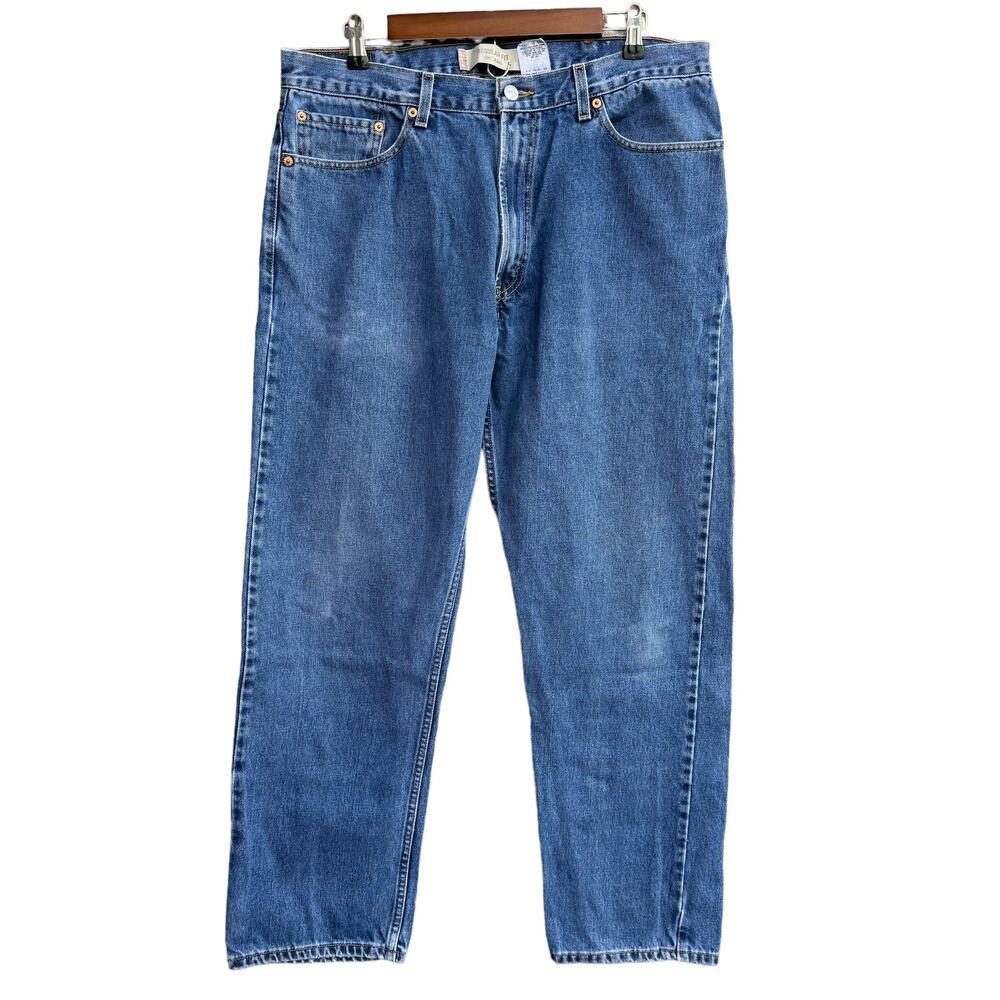 Levi's 505 Men's Regular Fit Straight Leg Medium Wash Jeans Size W38 L32